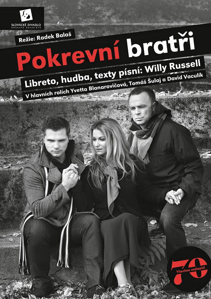 Slovácké divadlo připravuje muzikál Pokrevní bratři