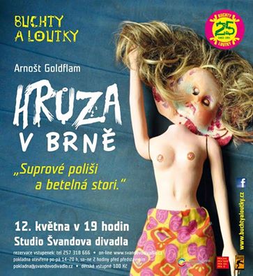 Buchty a loutky uvedou premiéru Goldflamovy hry Hrůza v Brně