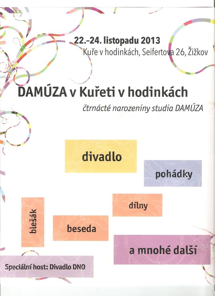 Studio DAMÚZA v Kuřeti v hodinkách: Divadlo a děti do hospody patří!