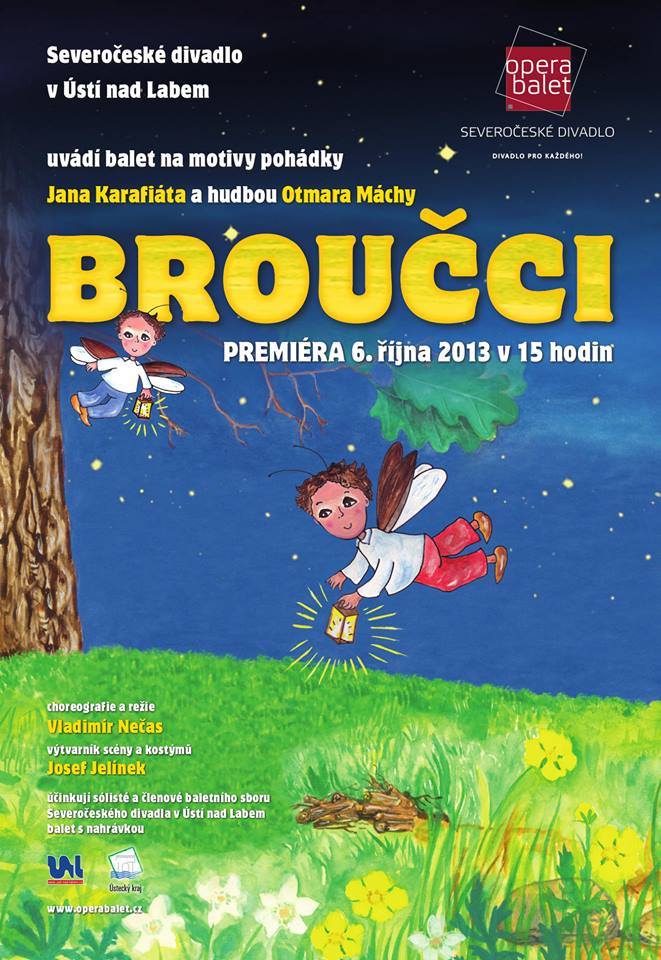 Ústecké divadlo připravuje premiéru baletu Broučci