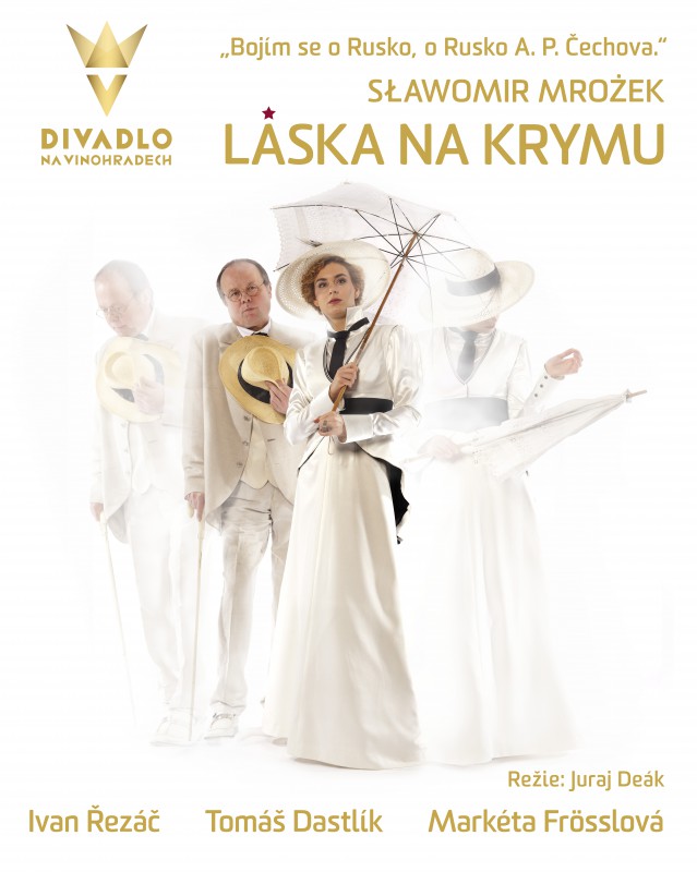 Divadlo na Vinohradech uvede premiéru Mrožkovy hry Láska na Krymu