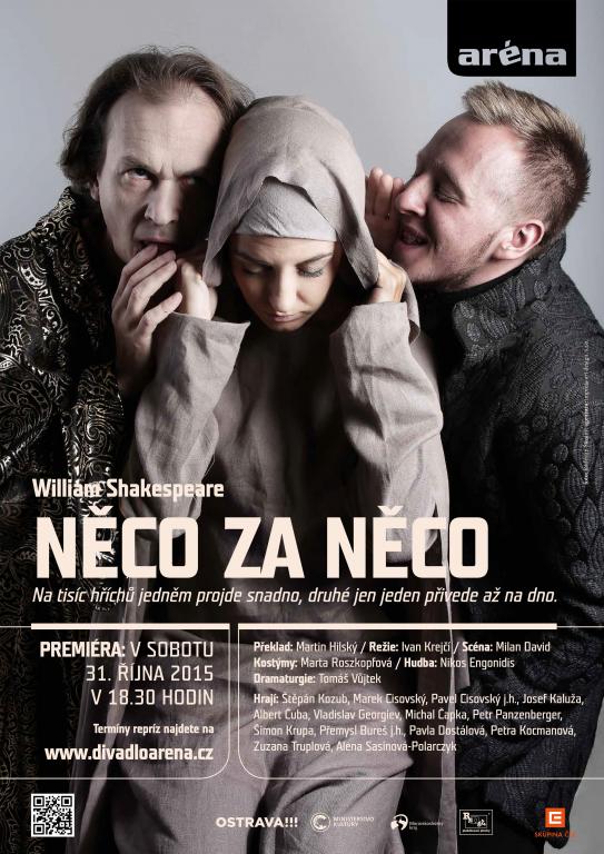 Málo hraný Shakespearův text má premiéru v Komorní scéně Aréna