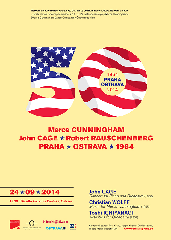 Legendy se vrací! Merce Cunningham, John Cage & Robert Rauschenberg 1964 v Praze a Ostravě