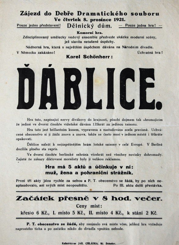 Ďáblice: nový překlad poprvé na českém jevišti