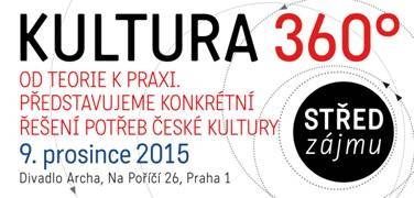 Střed zájmu: KULTURA 360° (konference 9. 12. 2015)