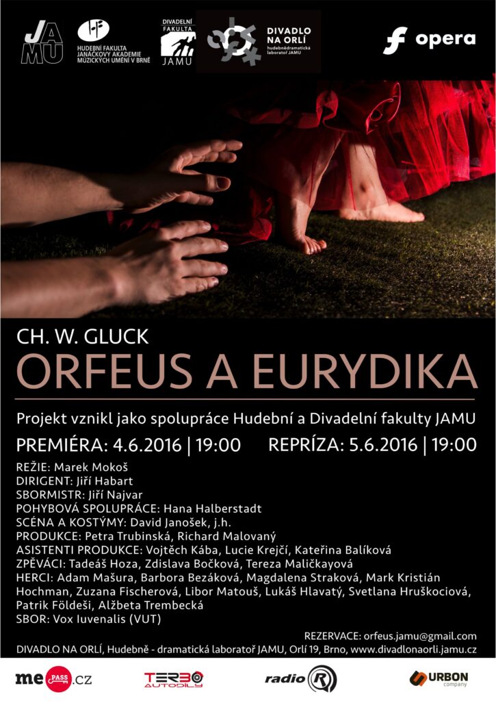 Orfeus a Eurydika, mezinárodní operní reforma v podání studentů JAMU