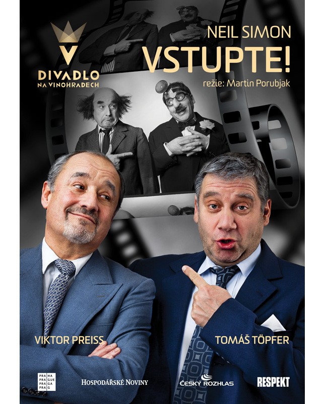 Preiss s Töpferem se objeví v tragikomedii Neila Simona Vstupte!