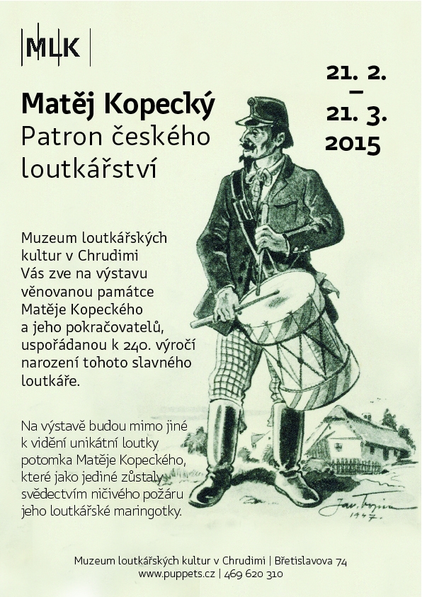 Výstava k 240. narození loutkáře Matěje Kopeckého
