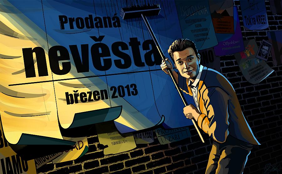 V Brně připravují operu Prodaná nevěsta v komiksovém stylu