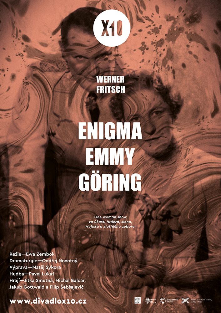 Divadlo X10 uvede původně rozhlasovou hru Wernera Fritsche Enigma Emmy Göring