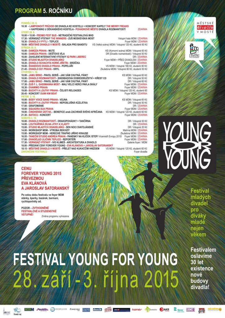 Na festivalu mladých divadel Young for young oslaví Městské divadlo v Mostě třicet let existence nové budovy