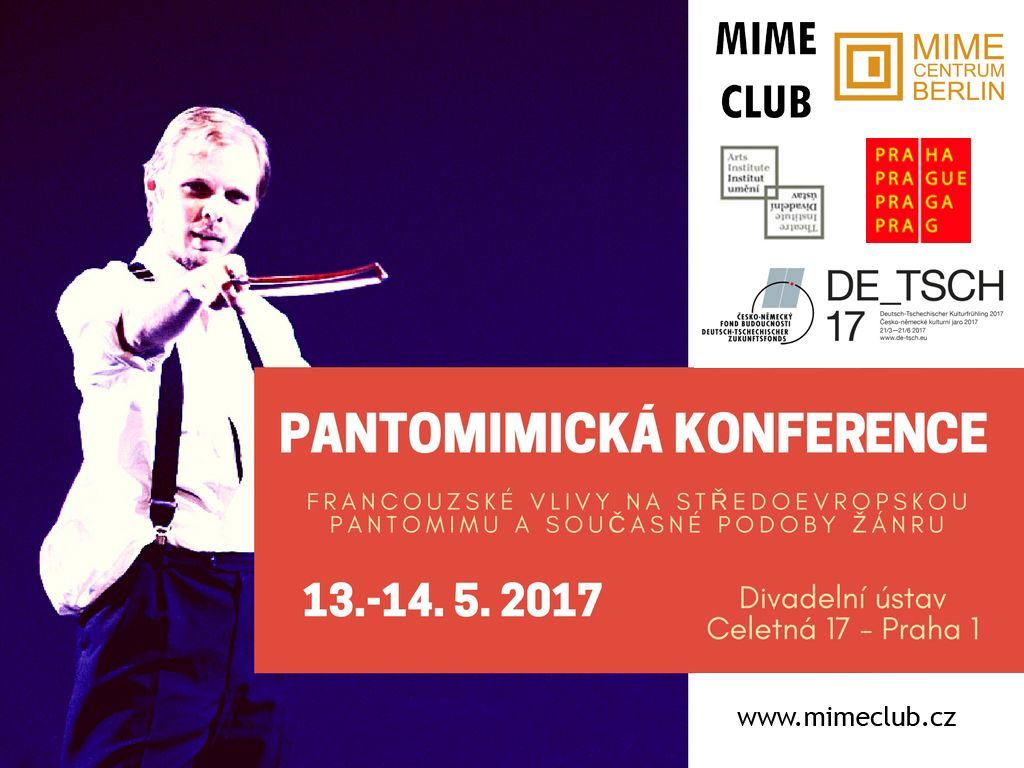 Pozvánka na mezinárodní Pantomimickou konferenci