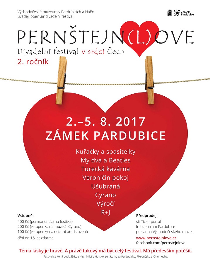 Festival na zámku v Pardubicích nabídne sedm divadelních souborů