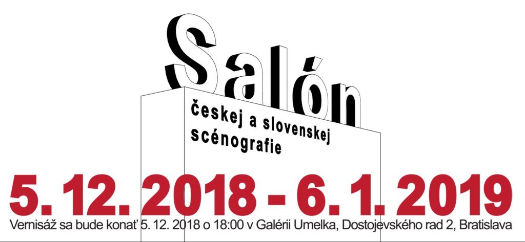 Pozvánka na vernisáž výstavy Salon české a slovenské scénografie