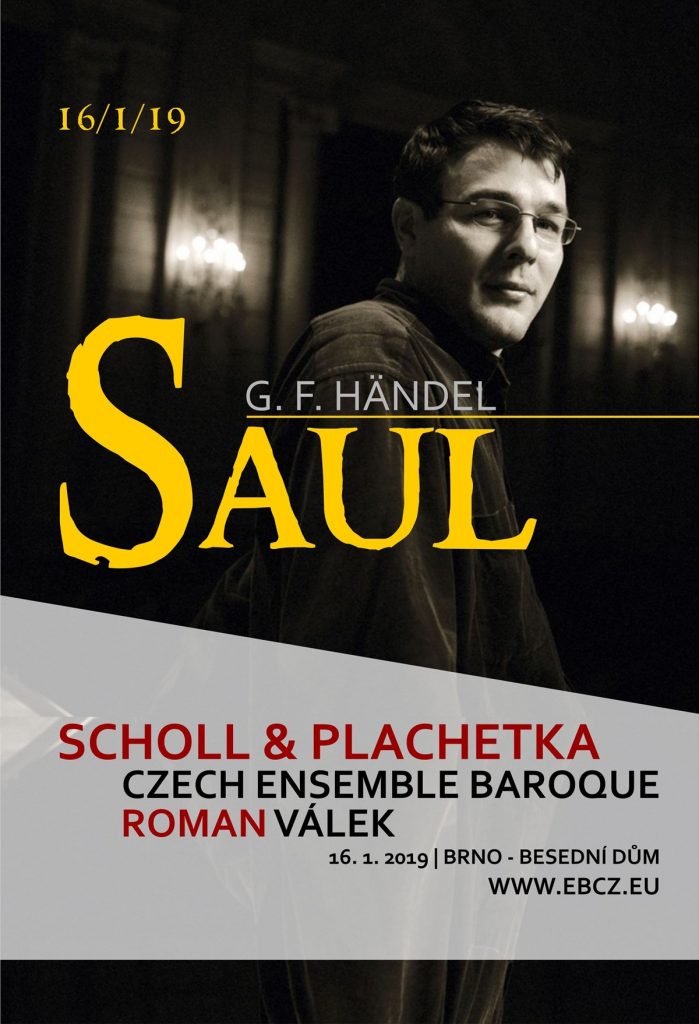 V Brně dnes zazní koncertní provedení Händelova oratoria Saul