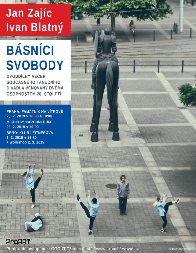ProART uvede taneční večer Básníci svobody