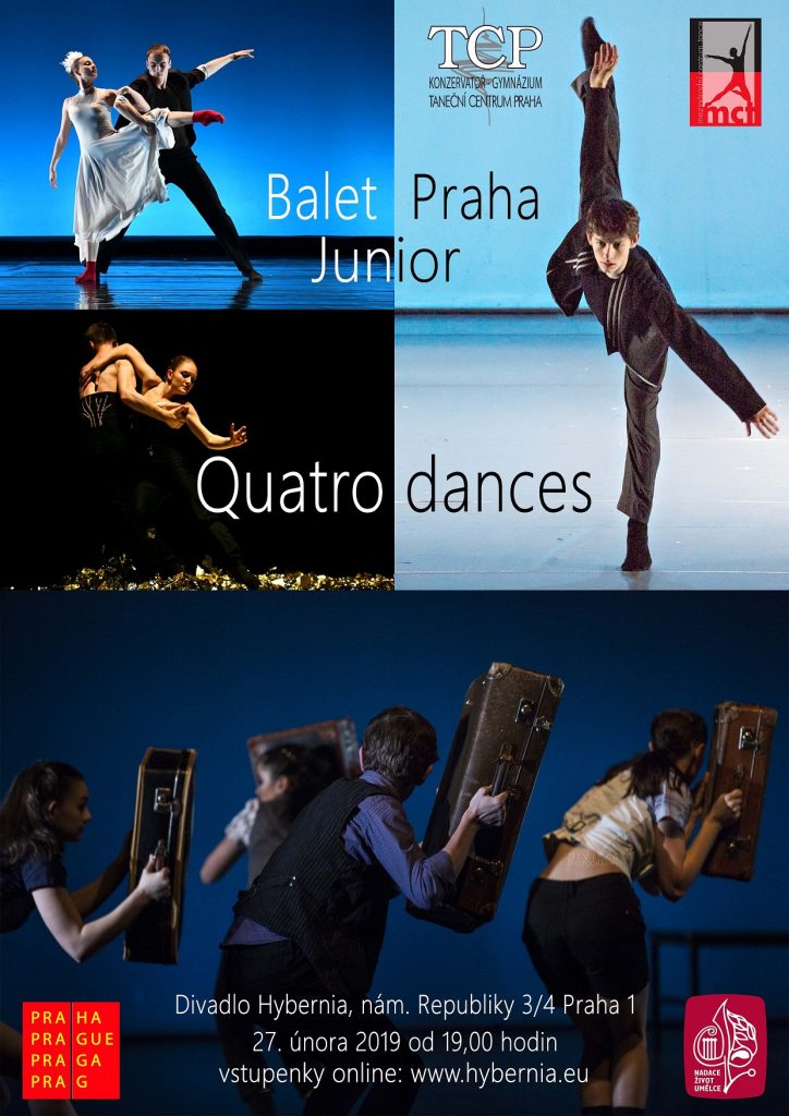 Balet Praha Junior uvede novou premiéru ,,Quatro Dances 2019″