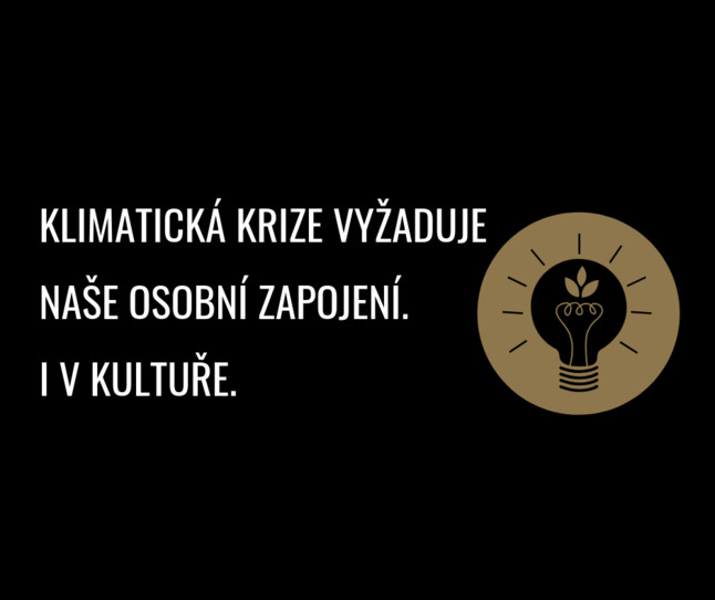 Klimatická krize vyžaduje zapojení a aktivní přístup umění a kultury. IDU vyzývá k podpoře Týdnu pro klima