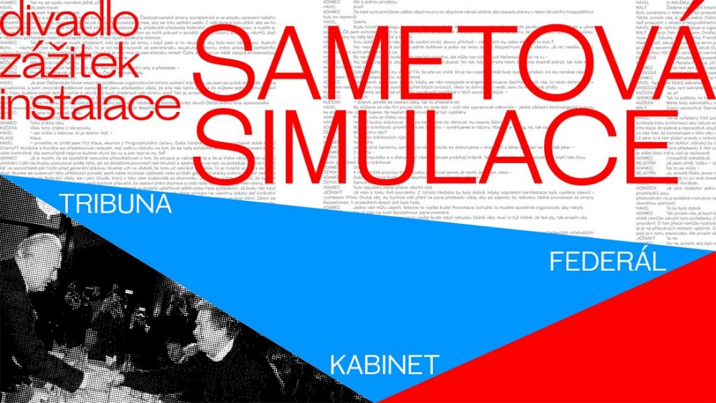 Národní divadlo připravilo k výročí sametové revoluce divadelně-výstavní projekt Sametová simulace