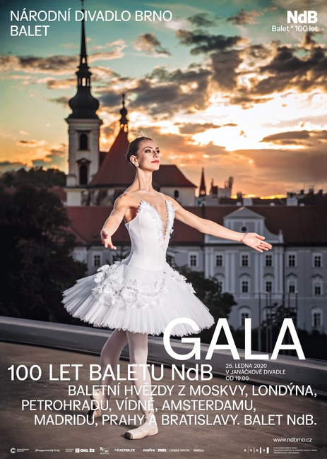 Národní divadlo Brno připravil galaprogram k 100. výročí Baletu NdB