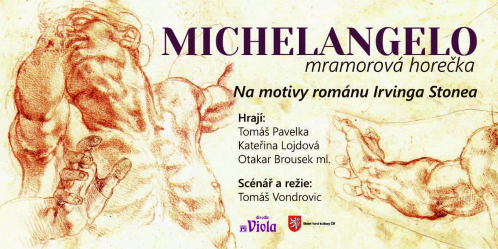 V pražském Divadla Viola pokračují zkoušky inscenace Michelangelo: mramorová horečka