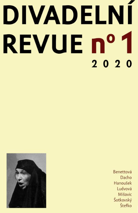 Vyšla Divadelní revue 31, 2020, n° 1