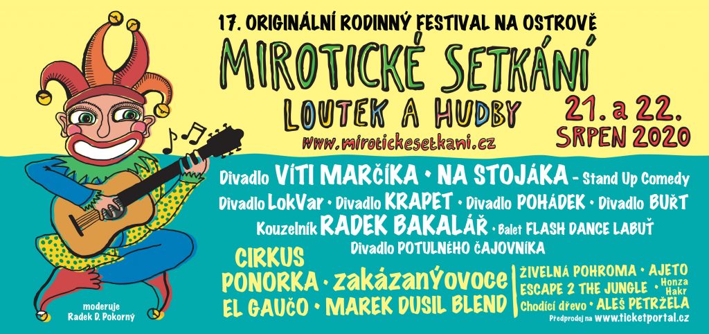 Mirotické setkání loutek a hudby se uskuteční v novém termínu 21. a 22. srpna