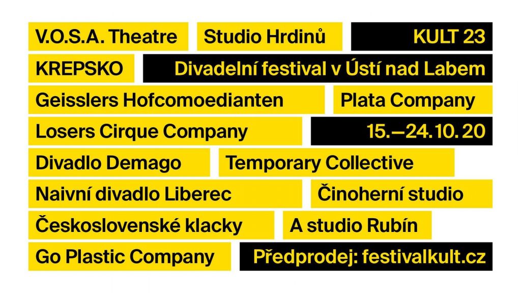 Divadelní festival Kult v Ústí nad Labem je kvůli vládním opatřením zrušen