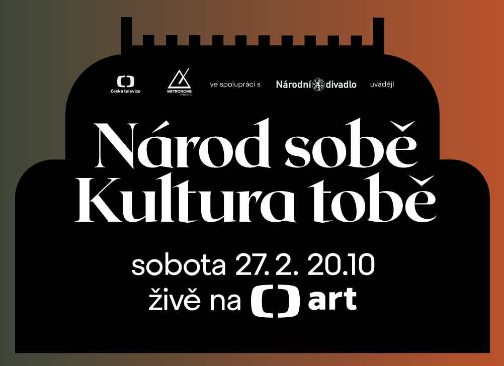 Tři desítky umělců vyzývají k podpoře české kultury. Na prknech Národního divadla a v přímém přenosu České televize