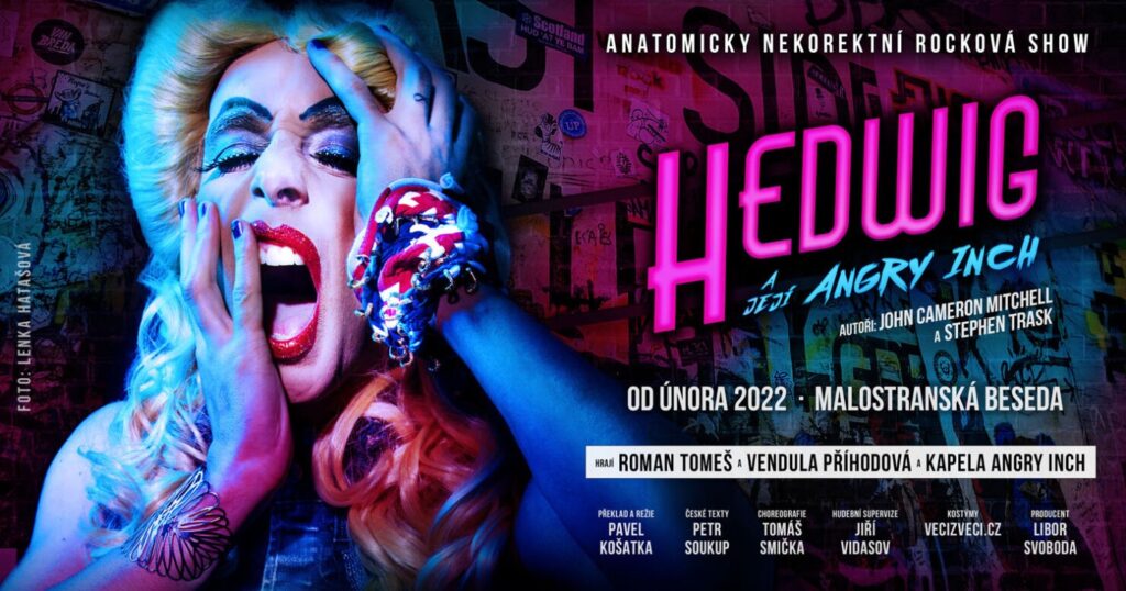 V Praze by se v únoru měla představit rocková show Hedwig a její Angry Inch