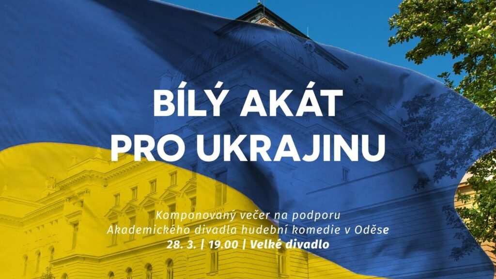 Divadlo J. K. Tyla připravilo komponovaný večer na podporu ukrajinského Akademického divadla hudební komedie M. Vodyanyho v Oděse