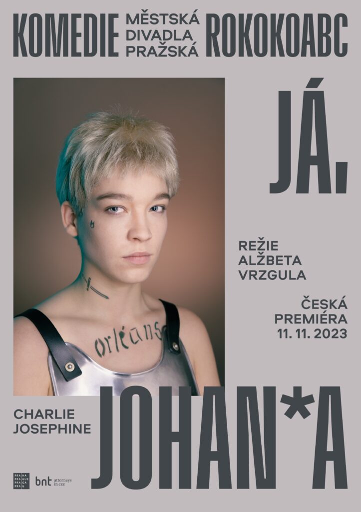 Městská divadla pražská uvedou v Komedii hru Charlie Josephine Já, Johan*a
