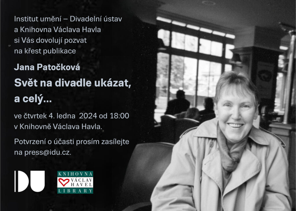 IDU vydal výbor z kritik Jany Patočkové