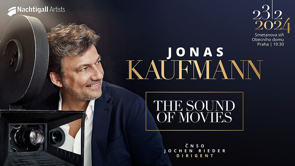 Německá operní hvězda Jonas Kaufmann představí v Praze společně s Českým národním symfonickým orchestrem album filmových melodií