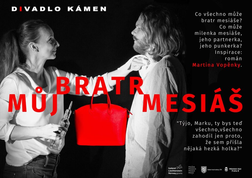Můj bratr mesiáš: intermezza v inscenaci Divadla Kámen