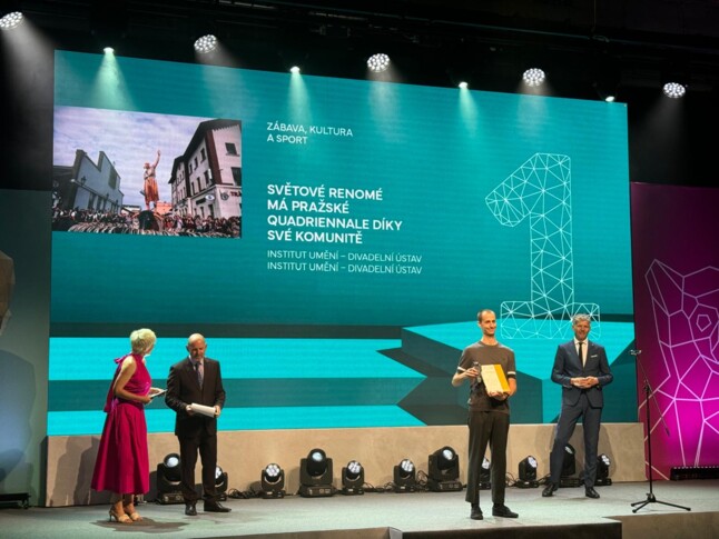 Tým Pražského Quadriennale získal ocenění Lemur za Public Relations