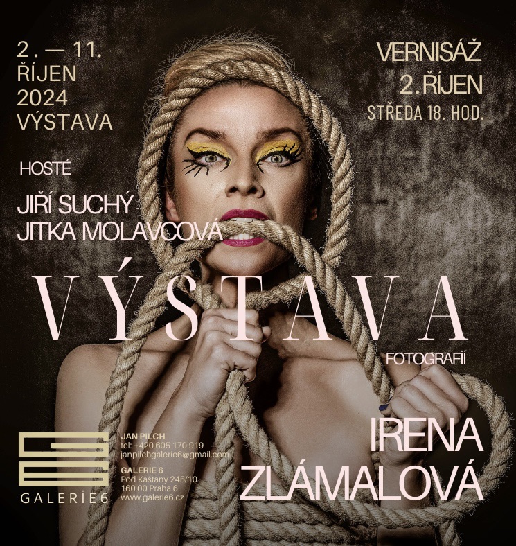 Jiří Suchý a Jitka Molavcová otevřeli zpěvem výstavu fotografií Ireny Zlámalové