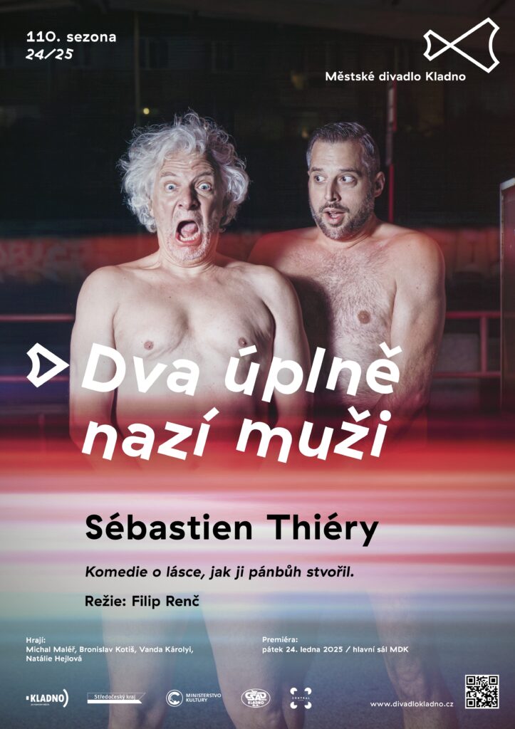 První premiérou letošní sezóny v Městském divadle Kladno bude inscenace Dva úplně nazí muži