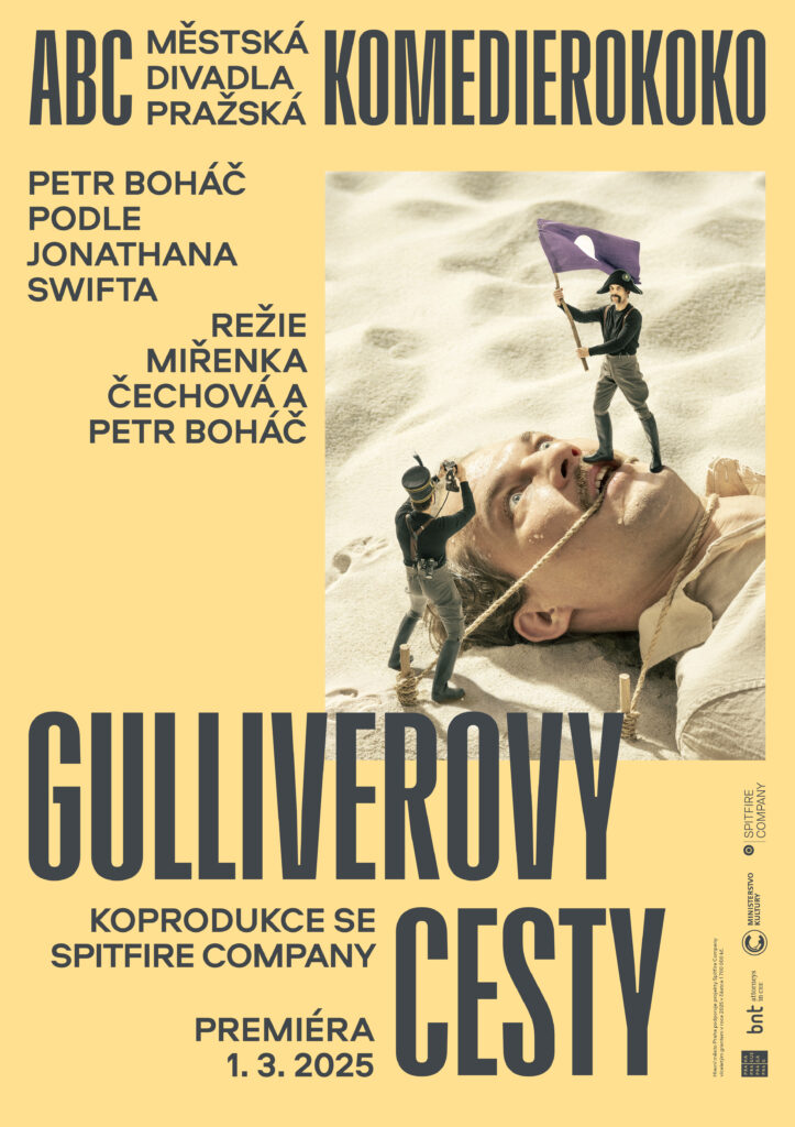 Městská divadla pražská v koprodukci se Spitfire Company připravují rodinné představení Gulliverovy cesty