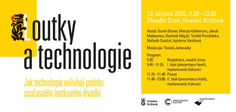 Pozvánka na konferenci Loutky a technologie