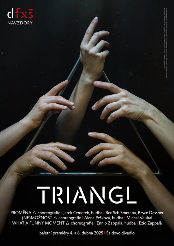 Triangl v libereckém Divadle F. X. Šaldy: Tři choreografové, tři taneční vize a jedna premiéra