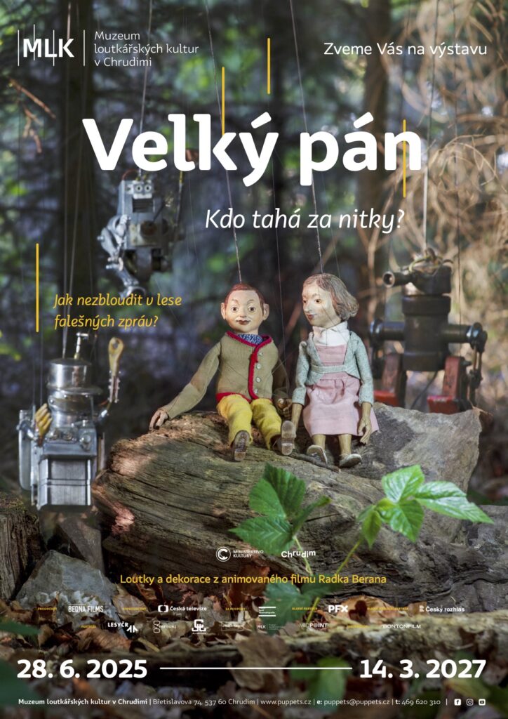 Muzeum loutkářských kultur v Chrudimi zve na výstavu loutek a dekorací z animovaného filmu Radka Berana „Velký pán“