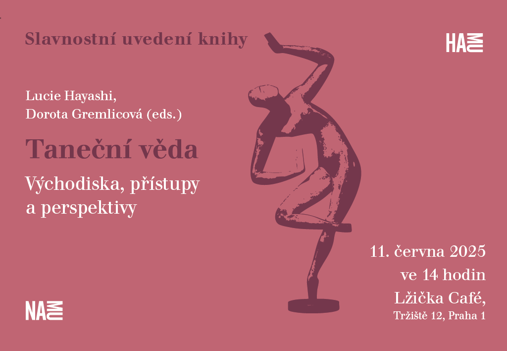 Pozvánka na křest publikace Taneční věda: Východiska, přístupy a perspektivy