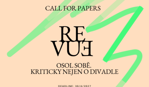 OSOL SOBĚ. Kriticky nejen o divadle: otevřená výzva Divadelní revue